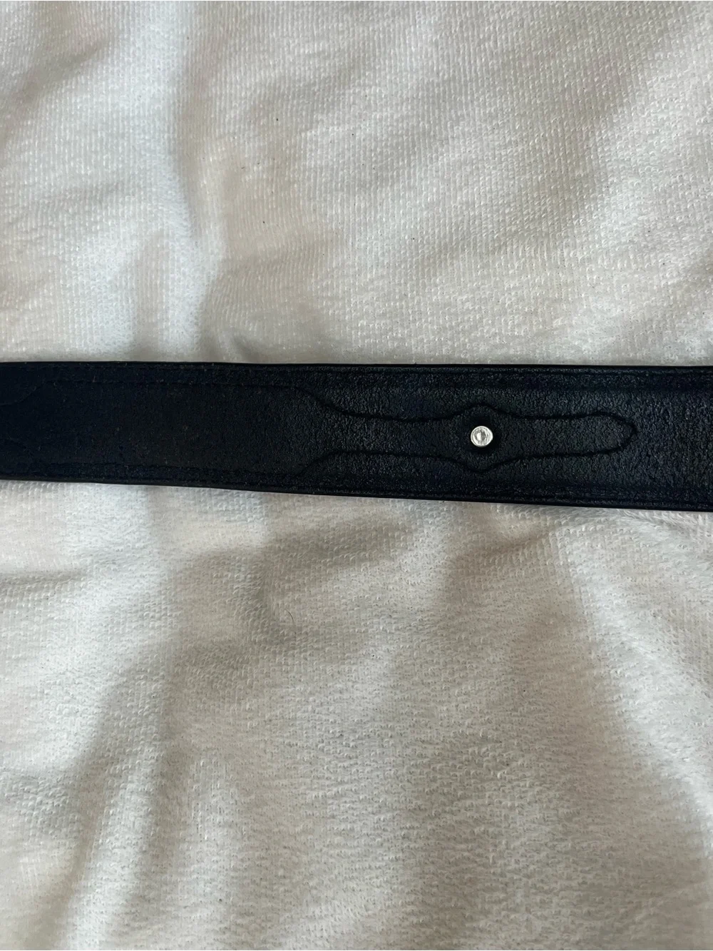 Western Concho Diamond Leather Belt Size 42 Brown n Black Removable Buckle